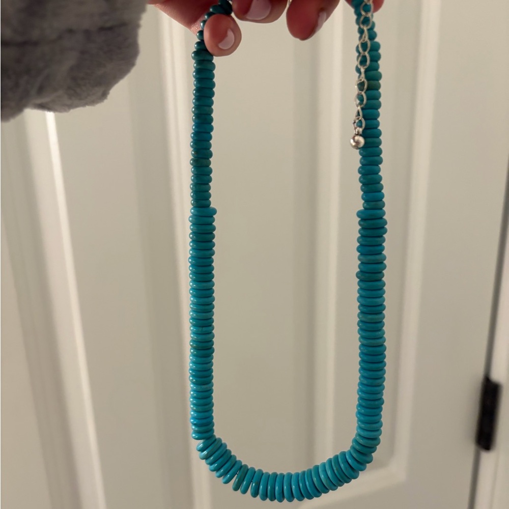 Turquoise Beaded Necklace - Women Jewelry